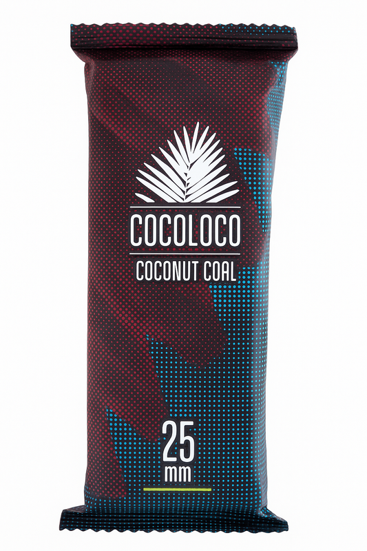 Coco Loco Charcoal 25mm Mini Pack (12pc)