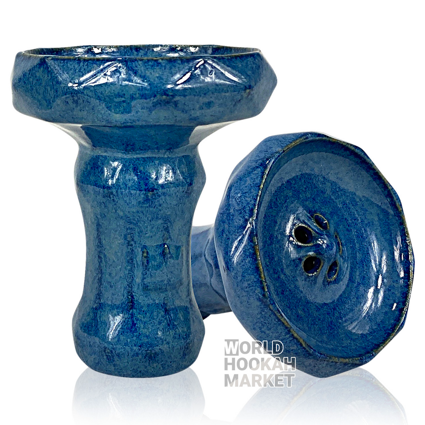 Big Maks Edge Hookah Bowl | Blue