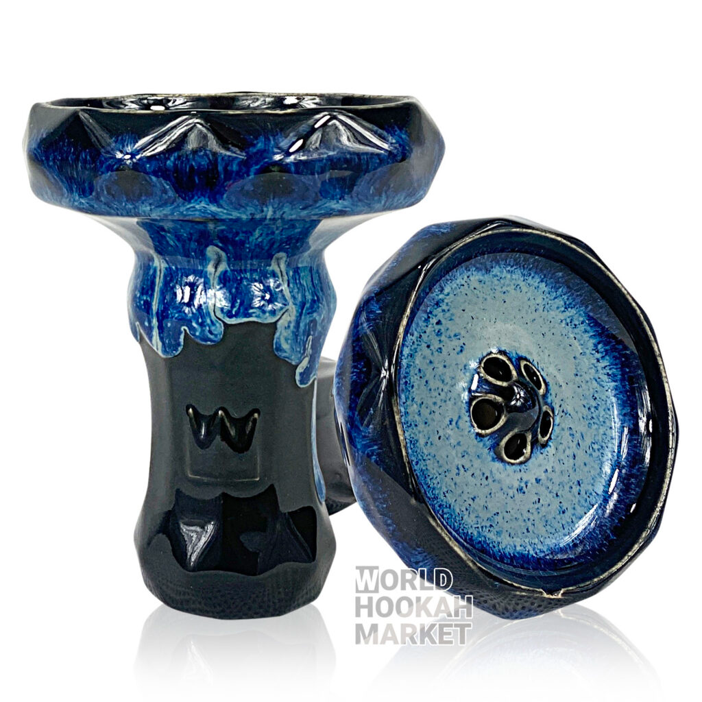 Big Maks Edge Hookah Bowl | Blue-Black